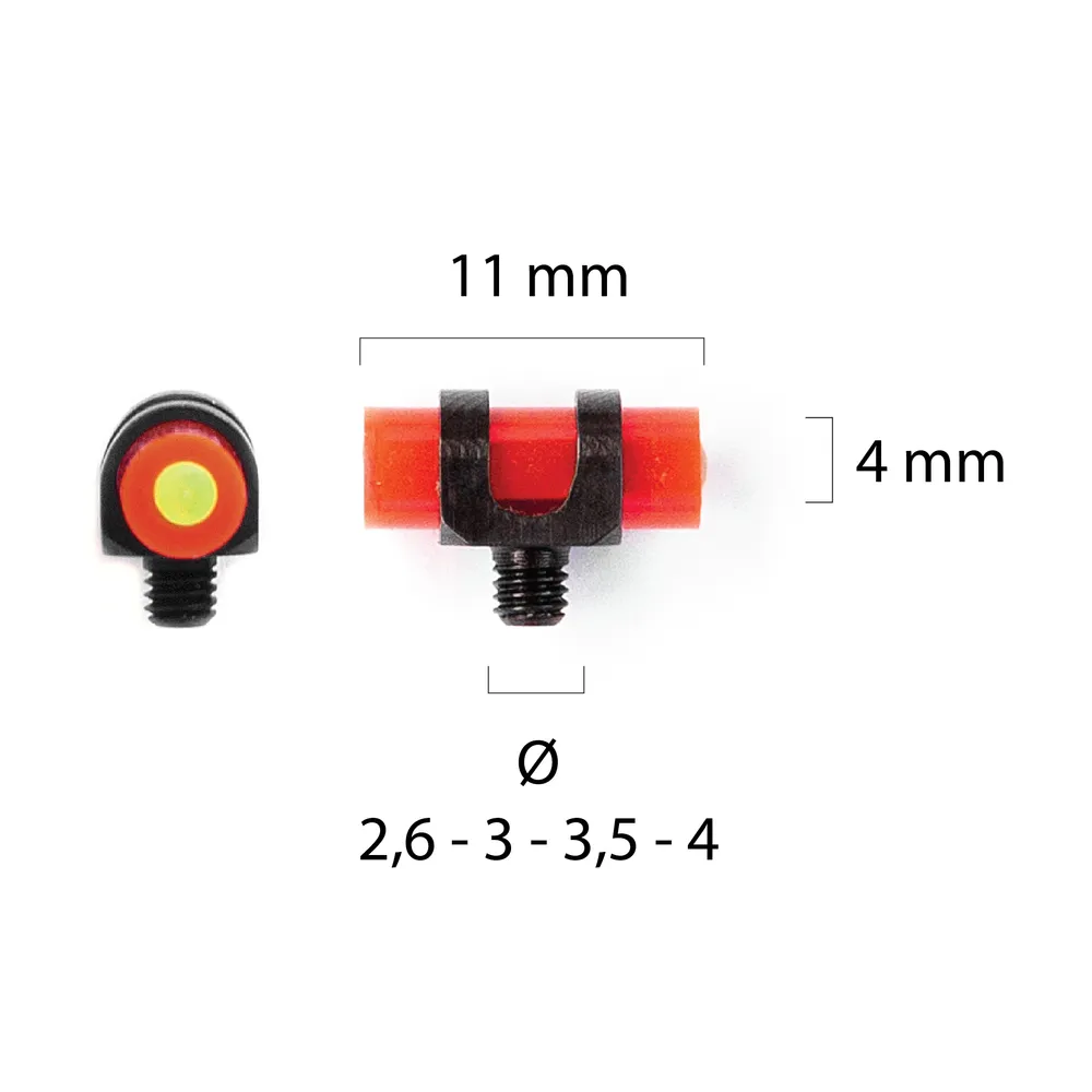 Mirino Green Heart (11 mm)