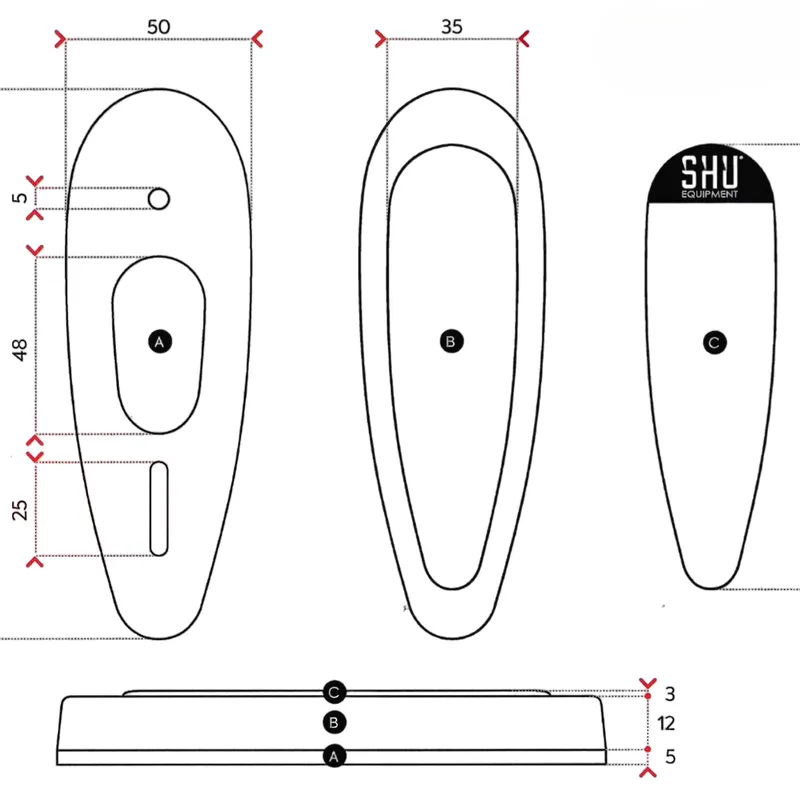 Calciolo caccia gomma 12 mm